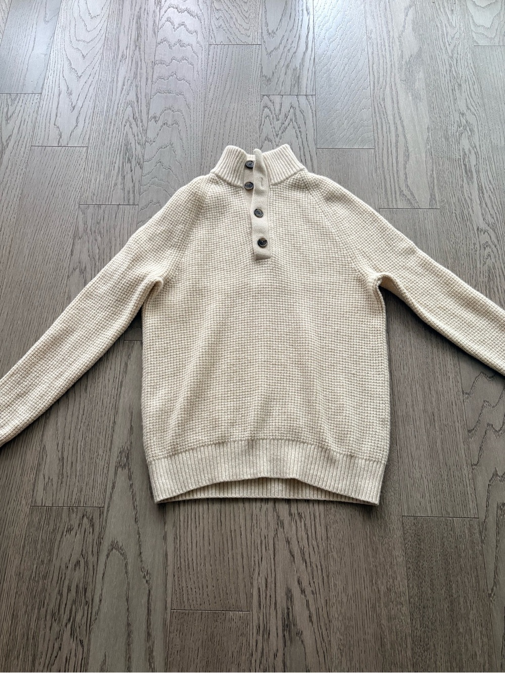 Banana Republic Cream Mock Neck Sweater